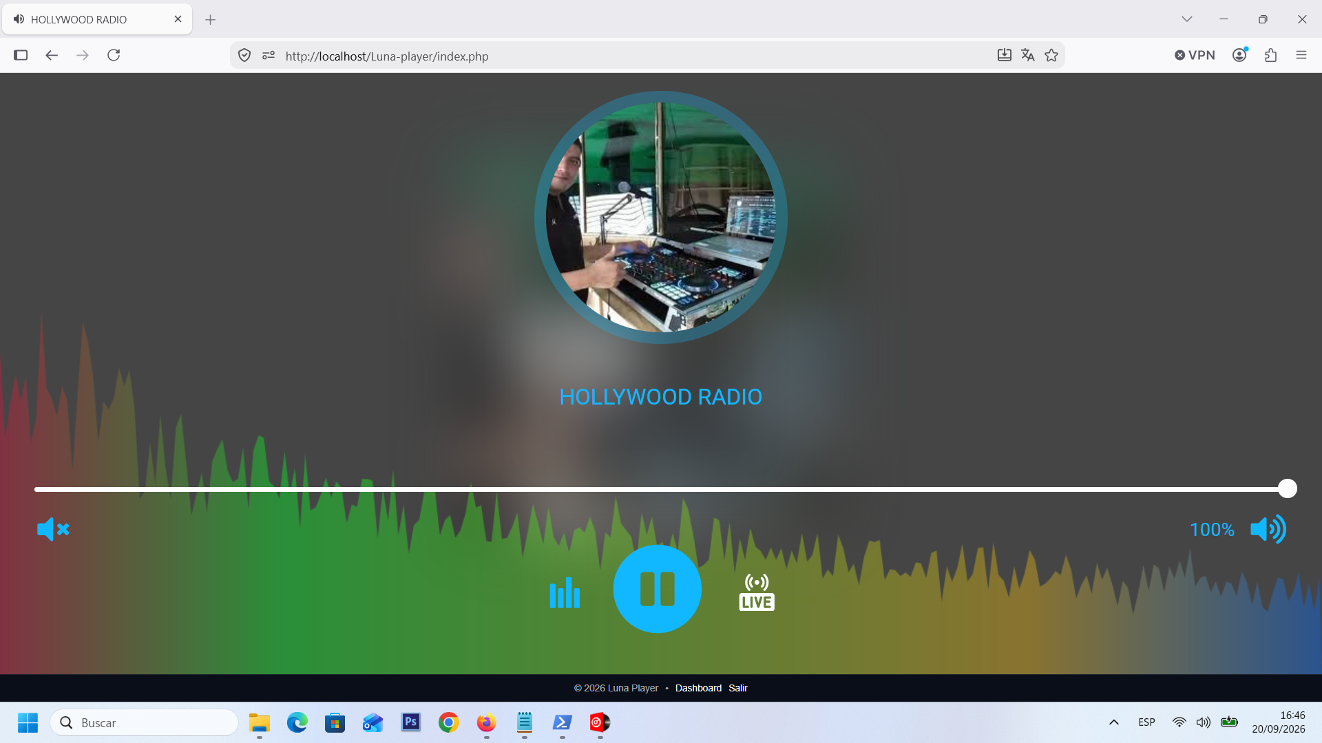 Luna Reproductor Radio
